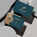 Soft-Touch Velvet Card | Arched Top Shape | Spot UV Finish (370 GSM)